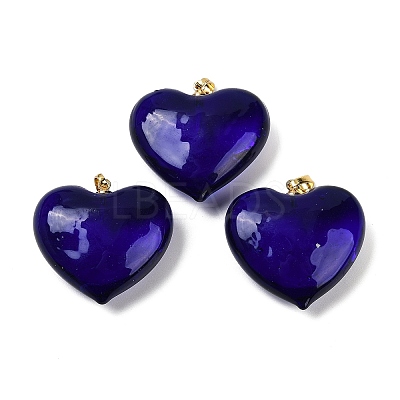 Handmade Lampwork Pendants LAMP-G160-01H-1