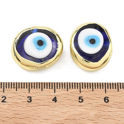 Handmade Evil Eye Lampwork Beads LAMP-D006-08G-11-1