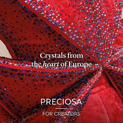 Preciosa&reg MAXIMA Crystal No Hotfix Flatback Stones Y-PRC-NSS12-50730-1
