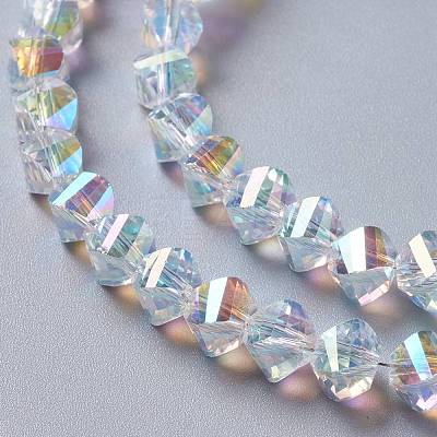 Glass Imitation Austrian Crystal Beads GLAA-F108-08B-1