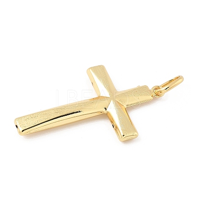 Cross Brass Big Pendants KK-M327-07A-G-1