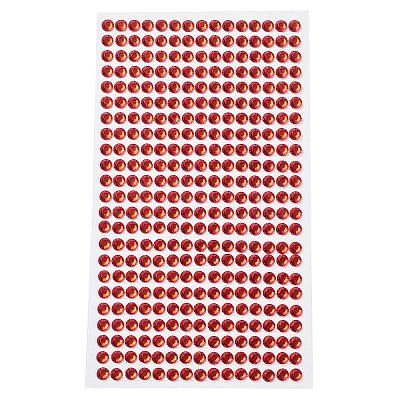 Self Adhesive Acrylic Rhinestone Stickers STIC-PW0012-01B-1