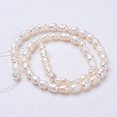 Natural Cultured Freshwater Pearl Beads Strands PEAR-P002-43-1