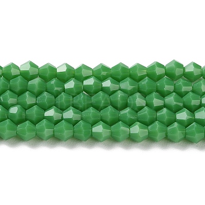 Opaque Solid Color Imitation Jade Glass Beads Strands GLAA-F029-P4mm-08-1