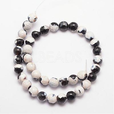 Natural Fire Crackle Agate Bead Strands G-K166-06F-10mm-12-1