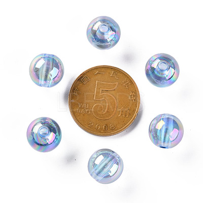 Transparent Acrylic Beads MACR-S370-B10mm-749-1