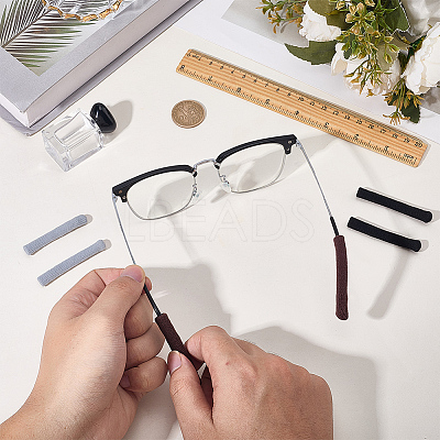 Polyester Eyeglasses Ear Grip AJEW-CN0006-70A-1