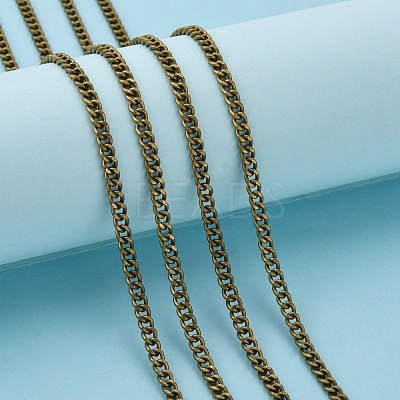 Iron Cuban Link Chains CH-R013-5x4mm-AB-NF-1