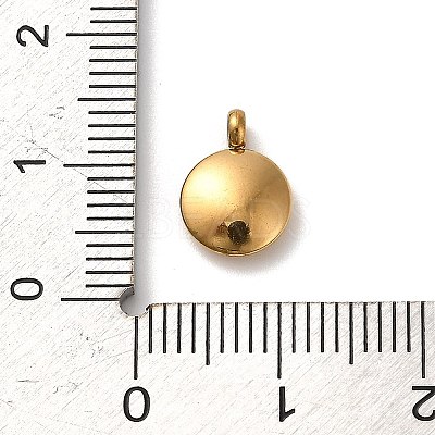 304 Stainless Steel Black Enamel Charms LS-STAS-R009-02G-03-1
