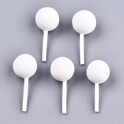 Handmade Polymer Clay 3D Lollipop Embellishments CLAY-T016-82G-1