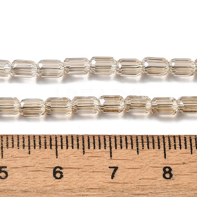 Electroplate Glass Beads Strands EGLA-D031-01-17-1