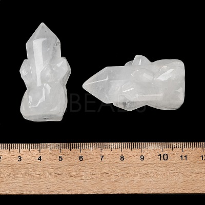 Natural Quartz Crystal Cluster Display Decorations DJEW-C020-01H-1