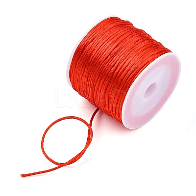 30M Nylon Satin Rattail Cords NWIR-YW0001-04-04-1