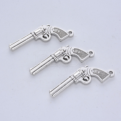 Tibetan Style Alloy Pendants X-TIBE-R316-118AS-RS-1
