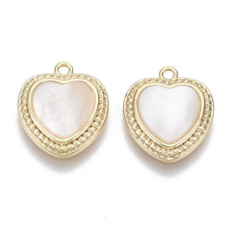 Natural Shell Charms KK-S356-089-NF-1