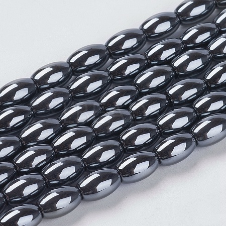 Non-magnetic Synthetic Hematite Beads Strands X-G-H1080-1-1