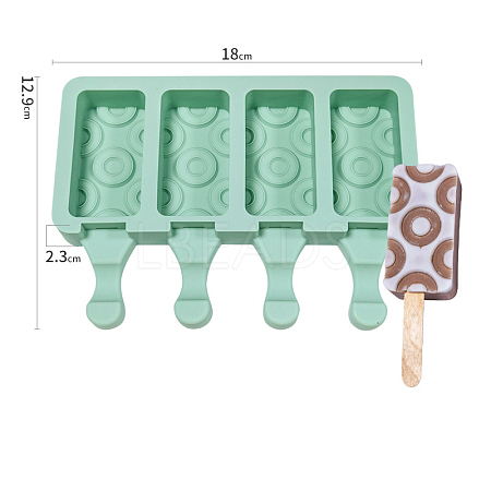 Silicone Ice-cream Stick Molds BAKE-PW0001-073F-C-1