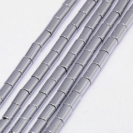 Electroplate Non-magnetic Synthetic Hematite Beads Strands G-J162-A-05-1