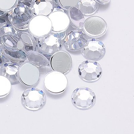 Imitation Taiwan Acrylic Rhinestone Cabochons GACR-A002-3mm-01-1