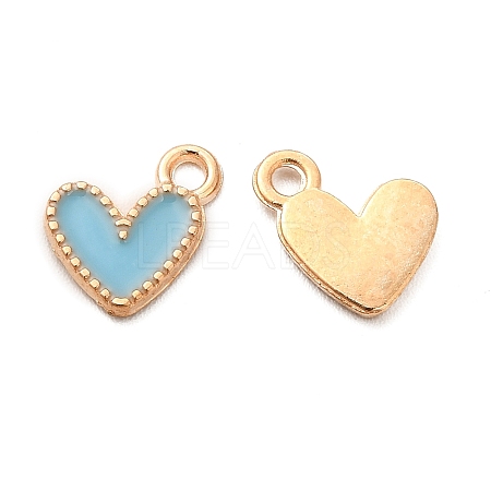 Alloy Enamel Charms FIND-G055-20G-03-1