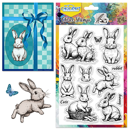 PVC Plastic Clear Stamps DIY-WH0618-0316-1