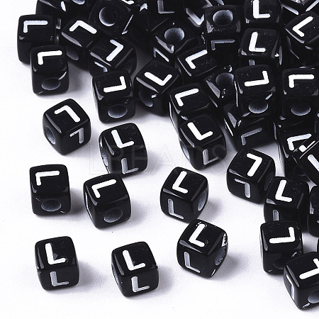 Opaque Acrylic Beads LS-SACR-N002-01L-1