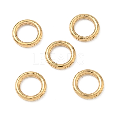 Ion Plating(IP) 304 Stainless Steel Closed Jump Rings STAS-G393-06G-01-1