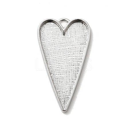 Tibetan Style Alloy Big Pendant Cabochon Settings X-TIBEP-LF11251Y-P-NR-1