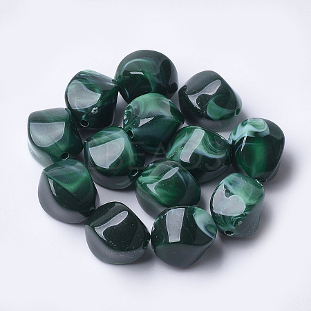 Acrylic Beads OACR-T007-08L-1