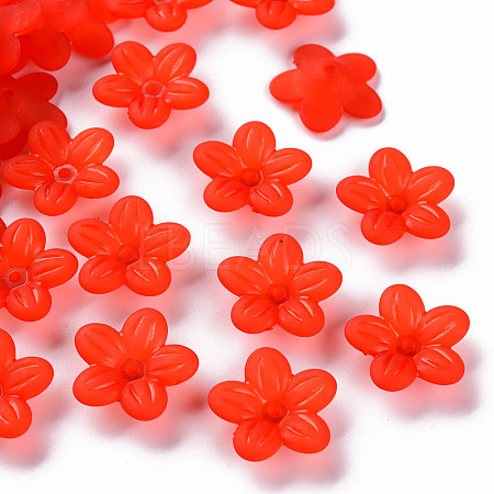 Frosted Acrylic Bead Caps MACR-S371-08A-712-1