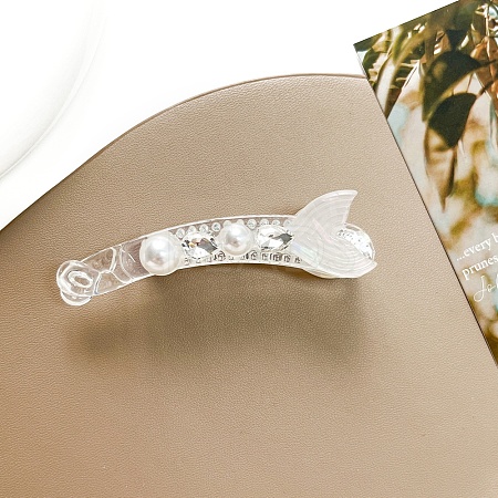 Fish Acrylic Alligator Hair Clips PW-WGB3E08-01-1