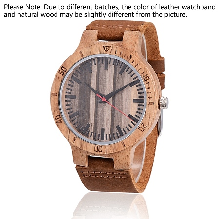 Zebrano Wood Wristwatches WACH-H036-21-1