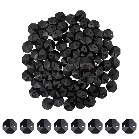 80Pcs Electroplate Glass Links Connectors EGLA-HY0001-18B-1