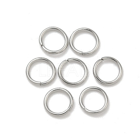 Tarnish Resistant 304 Stainless Steel Open Jump Rings STAS-Q186-02-6x0.8mm-1