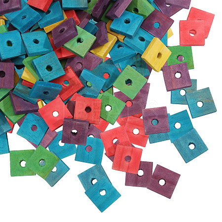 140Pcs Wood European Beads WOOD-CA0001-85-1