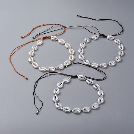 Adjustable Nylon Thread Beaded Necklaces NJEW-JN02661-1