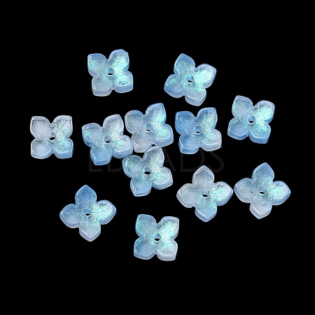 Dyed & Heated Glass Bead Caps GLAA-Z019-01J-1