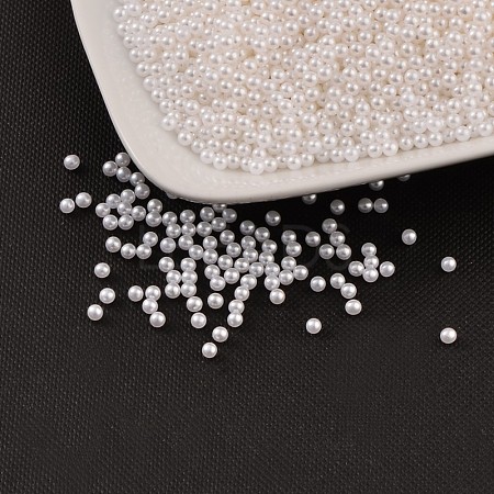 Imitation Pearl Acrylic Beads OACR-S011-8mm-Z9-1