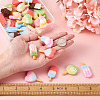 60Pcs 6 Style Resin Decoden Cabochons RESI-TA0001-36-16