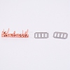 Zinc Alloy Bag Lock Catch Clasps DIY-TAC0015-02RG-1