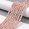 Faceted Electroplated Glass Beads Strands X-GLAA-C023-02-C10-3