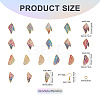 Craftdady DIY Wing Drop Earrings Making Kit DIY-CD0001-38-2