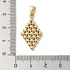 Golden Plated 304 Stainless Steel Pendants STAS-L272-006G-01-3