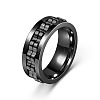 304 Stainless Steel Gear Rotatable Finger Rings FS-WGAD37A-27-1