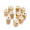 Brass Micro Pave Cubic Zirconia Beads KK-K238-16G-A-1