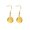Stainless Steel Dangle Earrings EJEW-P001-A05-G-1