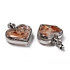 Glass Bottle Pendants G-Z010-02J-2