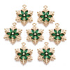 Christmas Brass Glass Pendants KK-R111-009-A01-1