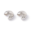 Brass Crimp Beads Covers KK-P219-05A-P-1