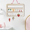 Rectangle Wood Wall Mounted Display Rack PW-WG43679-04-2